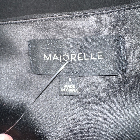 Majorelle Berkshire Black Tiered Long Sleeve Dress - Picture 6 of 6